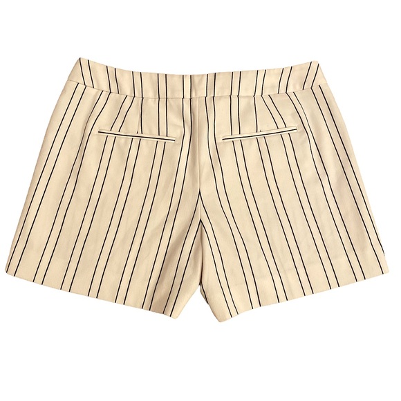 WHITE HOUSE BLACK MARKET | BLACK & WHITE STRIPED SHORTS SZ 6 - Picture 3 of 11